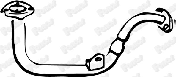 Fonos 313110 - Труба вихлопного газу autozip.com.ua