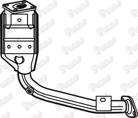 Fonos 28598 - Каталізатор autozip.com.ua