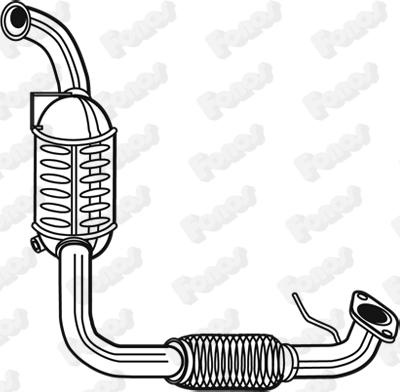 Fonos 28662 - Каталізатор autozip.com.ua