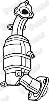 Fonos 28683 - Каталізатор autozip.com.ua