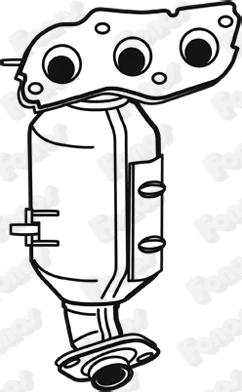 Fonos 28734 - Каталізатор autozip.com.ua