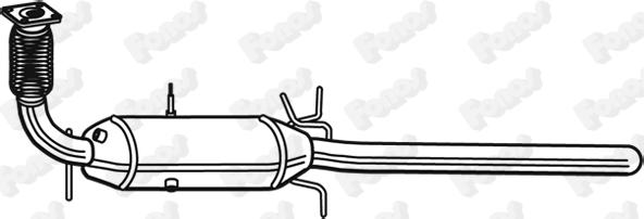 Fonos 73184 - Сажі / частковий фільтр, система вихлопу ОГ autozip.com.ua