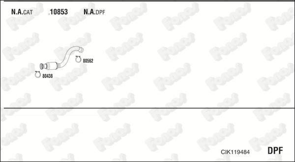 Fonos CIK119484 - Система випуску ОГ autozip.com.ua