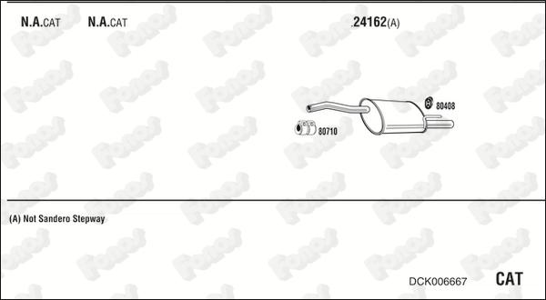 Fonos DCK006667 - Система випуску ОГ autozip.com.ua