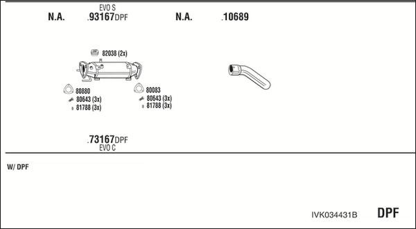 Fonos IVK034431B - Система випуску ОГ autozip.com.ua