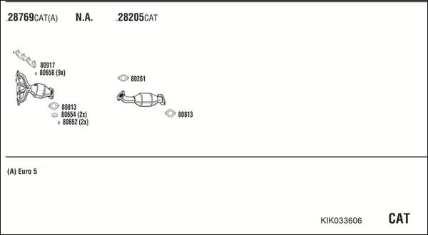 Fonos KIK033606 - Система випуску ОГ autozip.com.ua