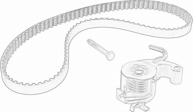 FORD 2 631 801 - Комплект ременя ГРМ autozip.com.ua