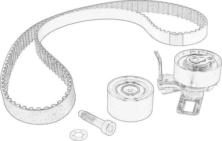 FORD 2191055 - Комплект ременя ГРМ autozip.com.ua
