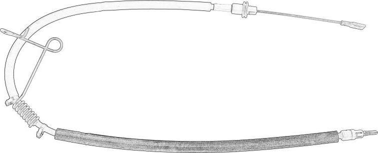 FORD 2221691 - Трос, гальмівна система autozip.com.ua