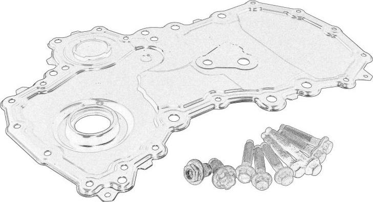 FORD 2715824 - Кришка ГРМ, управління двигуном autozip.com.ua