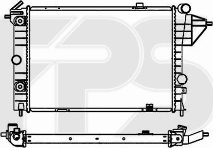 FPS 52 A285 - Радіатор, охолодження двигуна autozip.com.ua