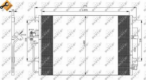 FPS FP 46 K148 - Конденсатор, кондиціонер autozip.com.ua