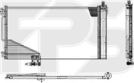 FPS FP 46 K108 - Конденсатор, кондиціонер autozip.com.ua