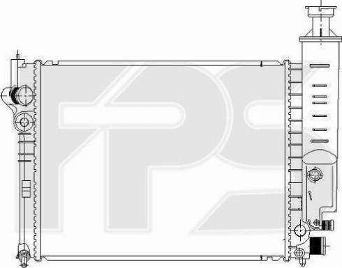 FPS FP 54 A335 - Радіатор, охолодження двигуна autozip.com.ua