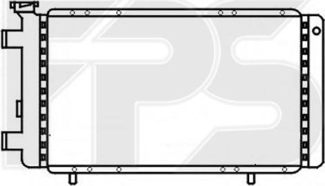 FPS FP 56 A1129 - Радіатор, охолодження двигуна autozip.com.ua