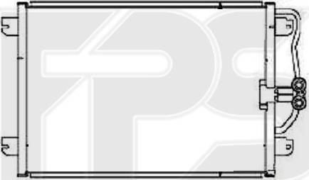 FPS FP 56 K155 - Конденсатор, кондиціонер autozip.com.ua