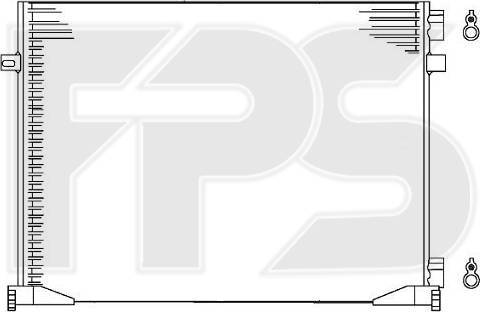 FPS FP 56 K398-X - Конденсатор, кондиціонер autozip.com.ua