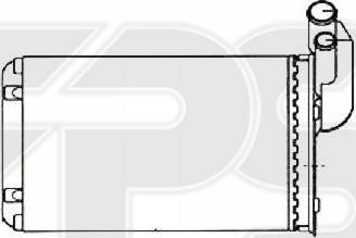 FPS FP 56 N46 - Теплообмінник, опалення салону autozip.com.ua