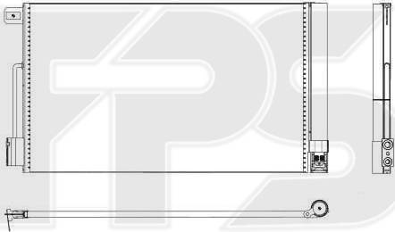 FPS FP 52 K62 - Конденсатор, кондиціонер autozip.com.ua