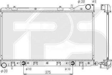 FPS FP 67 A1404 - Шарнірний комплект, ШРУС, приводний вал autozip.com.ua