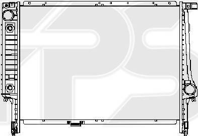 FPS FP 14 A23 - Радіатор, охолодження двигуна autozip.com.ua