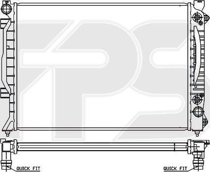 FPS FP 12 A423 - Радіатор, охолодження двигуна autozip.com.ua