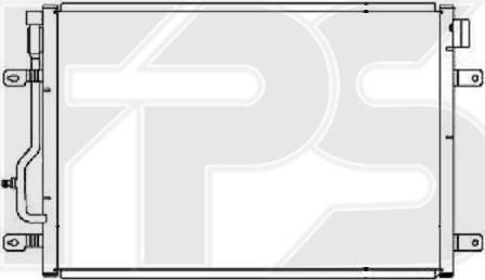FPS FP 12 K198 - Конденсатор, кондиціонер autozip.com.ua