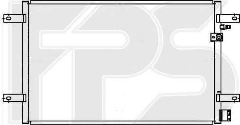 FPS FP 12 K365 - Конденсатор, кондиціонер autozip.com.ua