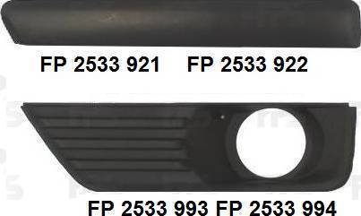 FPS FP 2533 993 - Решітка вентилятора, буфер autozip.com.ua
