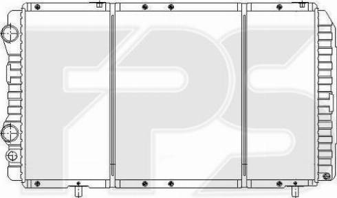 FPS FP 20 A723 - Радіатор, охолодження двигуна autozip.com.ua