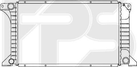 FPS FP 28 A735 - Радіатор, охолодження двигуна autozip.com.ua