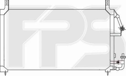 FPS FP 22 K309 - Конденсатор, кондиціонер autozip.com.ua