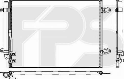 FPS FP 74 K985-X - Конденсатор, кондиціонер autozip.com.ua