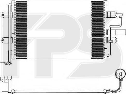 FPS FP 74 K203 - Конденсатор, кондиціонер autozip.com.ua