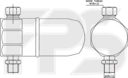 FPS FP 74 Q105-X - Масляний фільтр autozip.com.ua