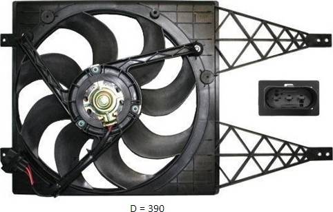 FPS FP 74 W163 - Вентилятор, охолодження двигуна autozip.com.ua