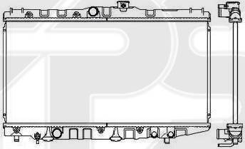 FPS FP 70 A528 - Радіатор, охолодження двигуна autozip.com.ua