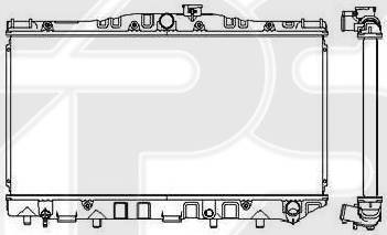 FPS FP 70 A1176-X - Радіатор, охолодження двигуна autozip.com.ua