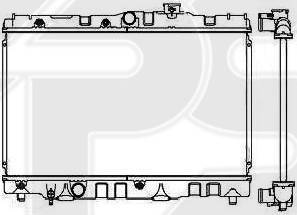 FPS FP 70 A1173 - Радіатор, охолодження двигуна autozip.com.ua