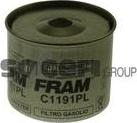 FRAM C1191PL - Паливний фільтр autozip.com.ua