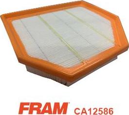 FRAM CA12586 - Повітряний фільтр autozip.com.ua