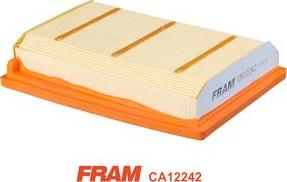 FRAM CA12242 - Повітряний фільтр autozip.com.ua