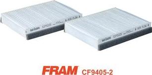 FRAM CF9405-2 - Фільтр, повітря у внутрішній простір autozip.com.ua