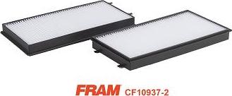 FRAM CF10937-2 - Фільтр, повітря у внутрішній простір autozip.com.ua