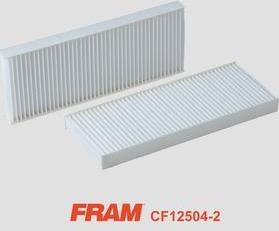FRAM CF12504-2 - Фільтр, повітря у внутрішній простір autozip.com.ua