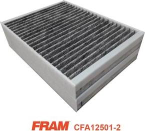 FRAM CFA12501-2 - Фільтр, повітря у внутрішній простір autozip.com.ua