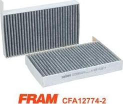 FRAM CFA12774-2 - Фільтр, повітря у внутрішній простір autozip.com.ua