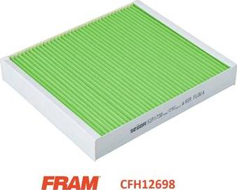 FRAM CFH12698 - Фільтр, повітря у внутрішній простір autozip.com.ua