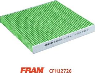 FRAM CFH12705 - Фільтр, повітря у внутрішній простір autozip.com.ua