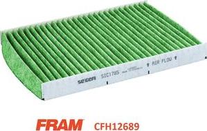 FRAM CFH12706 - Фільтр, повітря у внутрішній простір autozip.com.ua